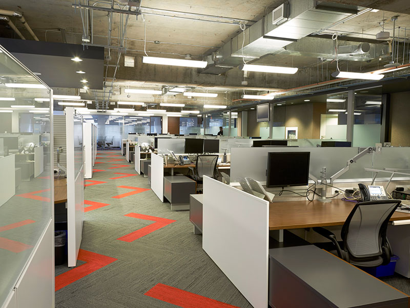 《杭州齊特網絡公司》辦公室裝修設計案例