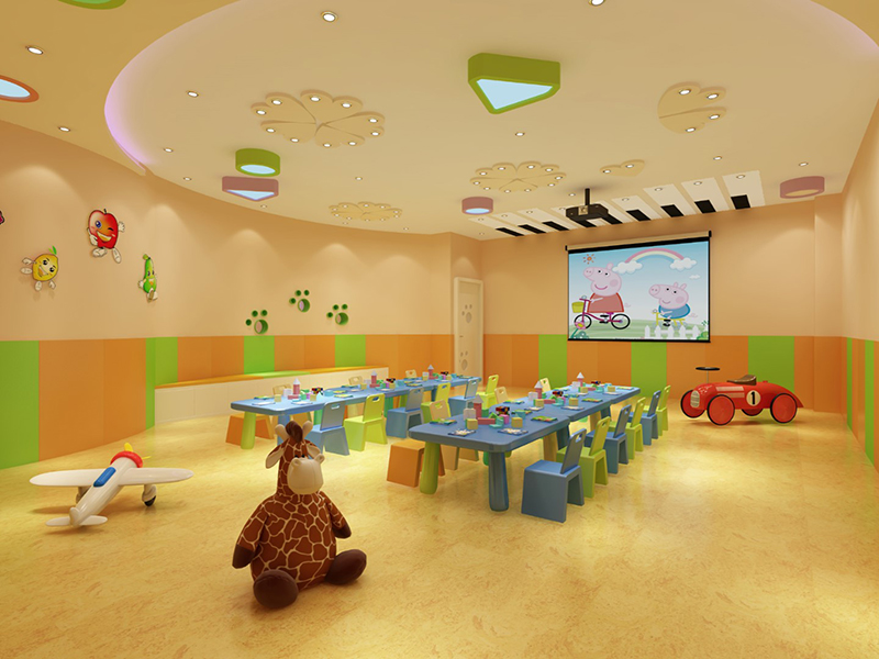 運動寶貝幼兒園裝修設計風格