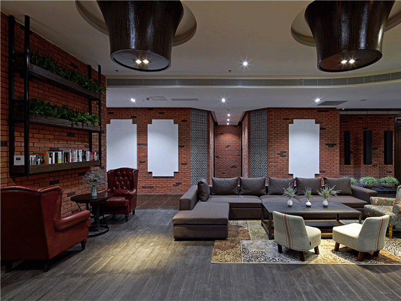 民國風辦公室裝修時設(shè)計案例