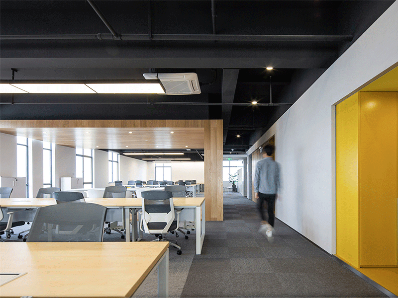 杭州現代中大型辦公室裝修設計案例