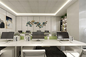 杭州啟明科技辦公室裝修設計案例