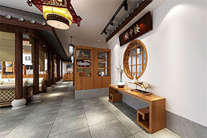 大型中式餐飲店裝修設(shè)計(jì)全景