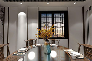 酒店包廂裝修設計全景效果圖