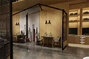 熹飯小型現代餐飲店裝修設計案例