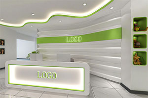 現(xiàn)代科技感少兒培訓機構裝修設計全景案例