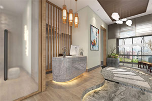 中式古箏培訓(xùn)教室裝修全景